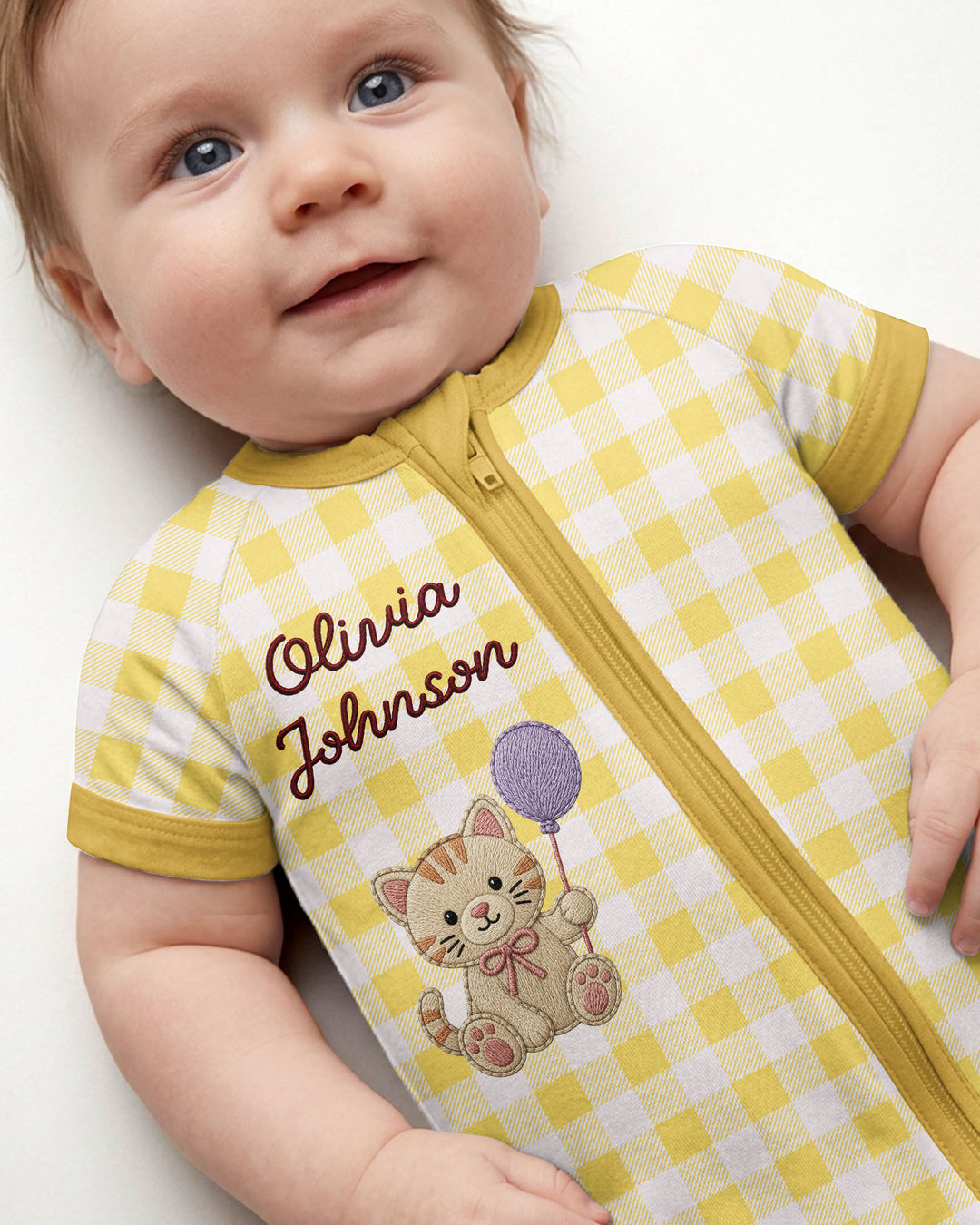 Teddy Bear Baby Bamboo Shorty Zippy
