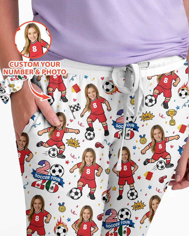 Soccer Tour 2026 Best Player Bamboo Women Pajama Set