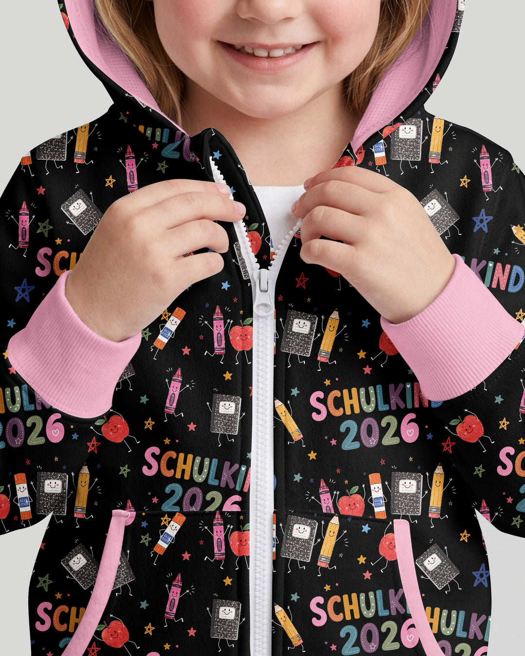 First Day Fun 2026 Bamboo Zip Hoodie