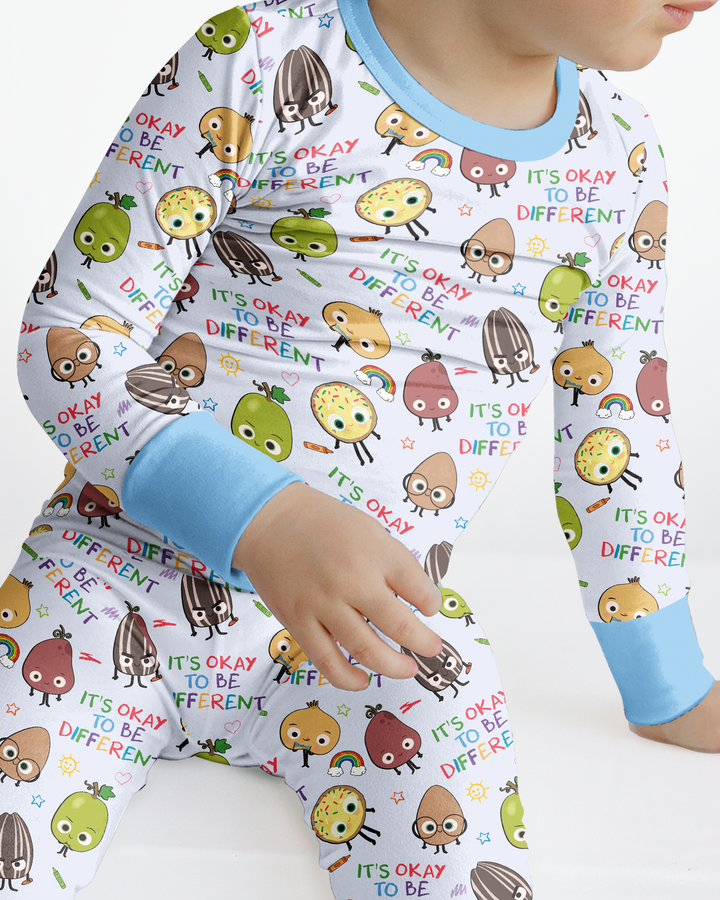 Nutty Little Friends Bamboo Two Piece Long Sleeve Pajama Set