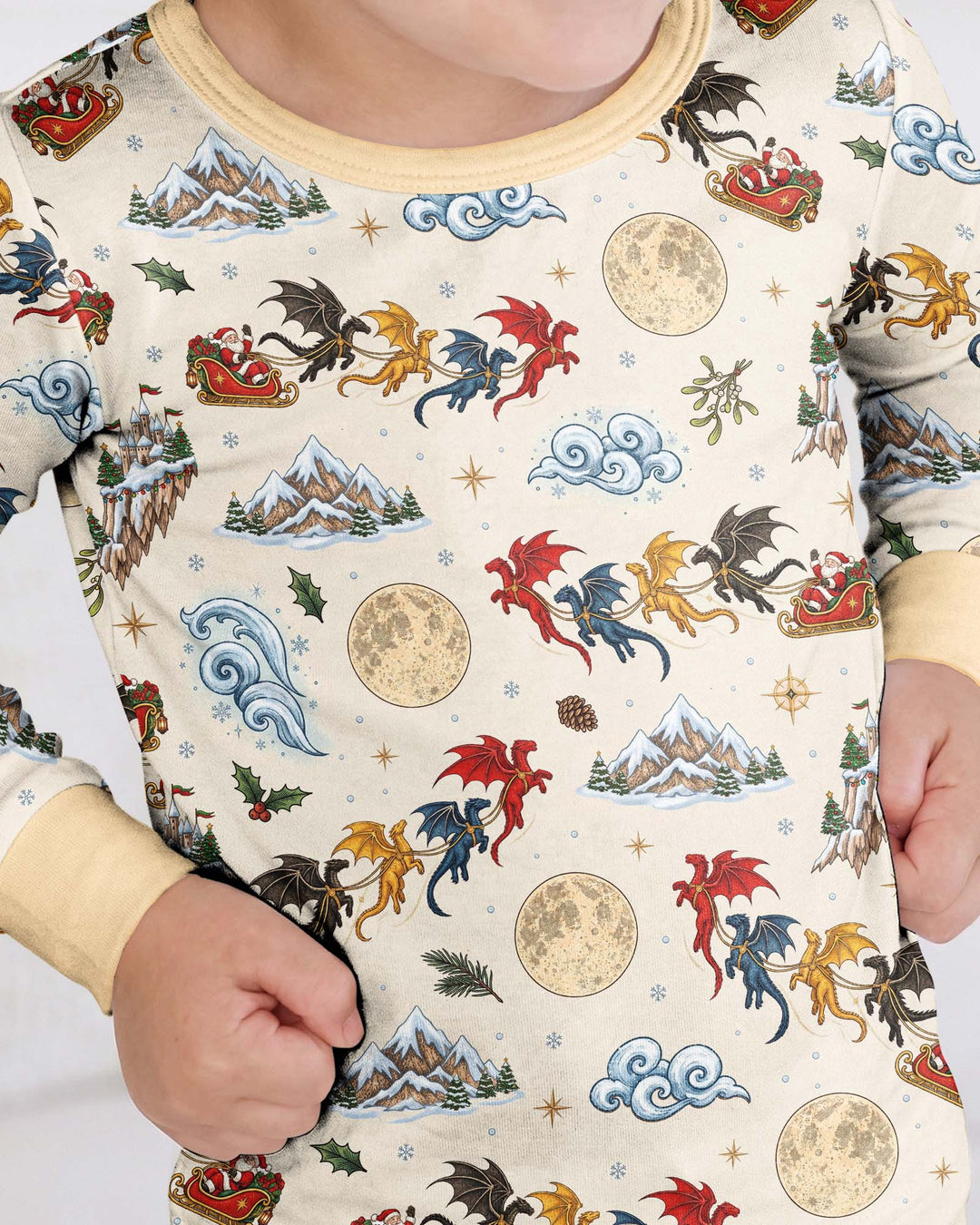 Fourth Wing Christmas Bamboo Two Piece Long Sleeve Pajama Set