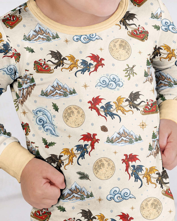 Fourth Wing Christmas Bamboo Two Piece Long Sleeve Pajama Set