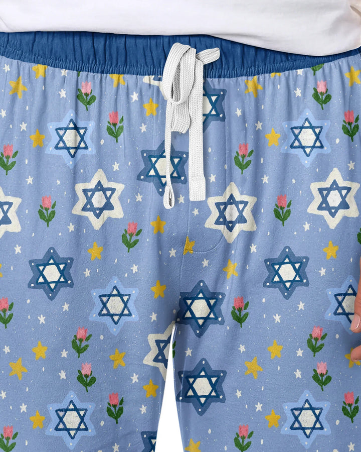 Starry Bloom Blessings Family Matching Bamboo Men's Pajama Set