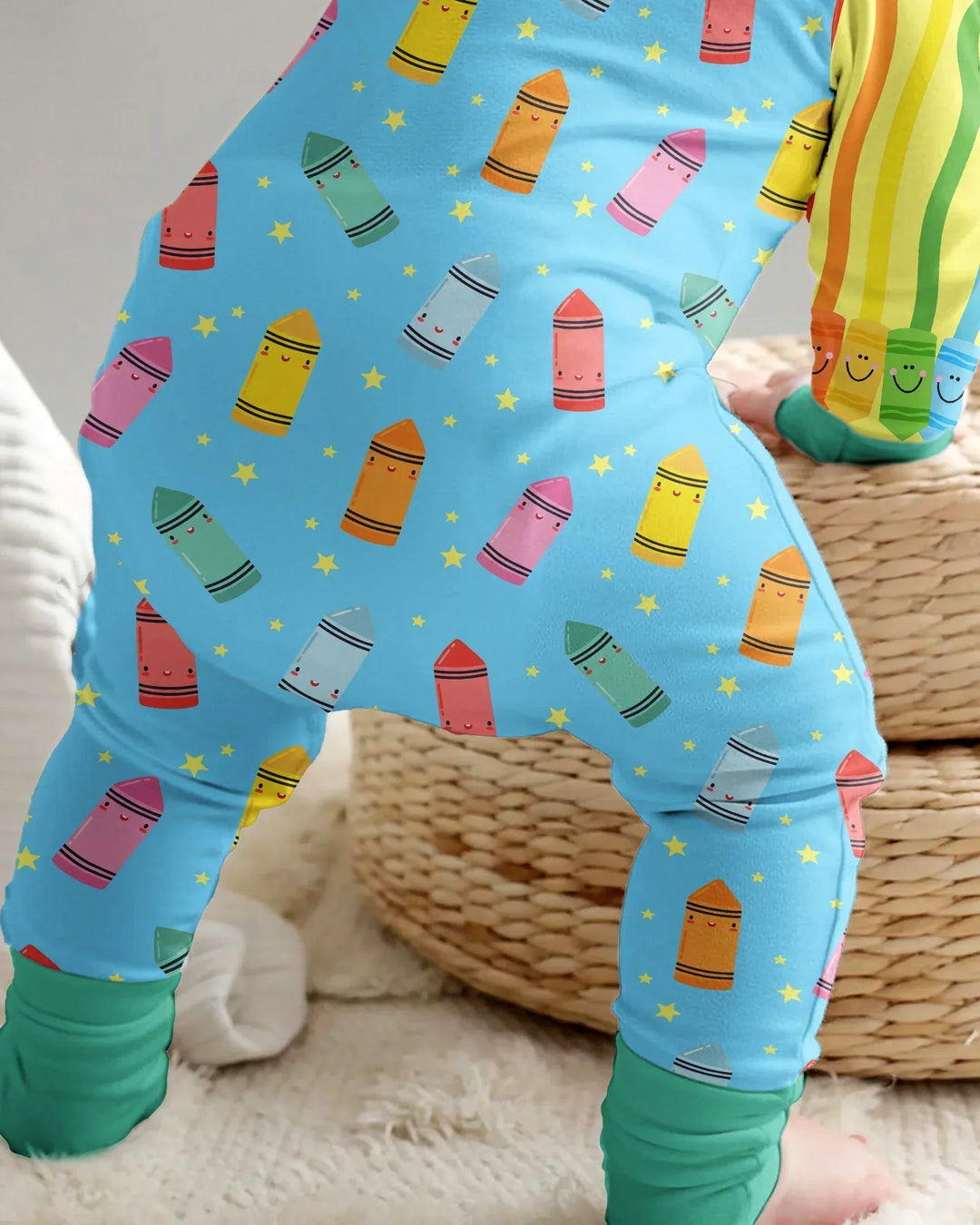 Happy Crayon Friends Bamboo Convertible Zippy