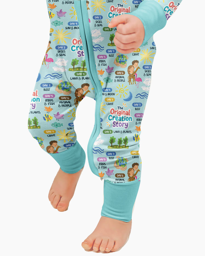 The Seven Days Of Creation Story Bamboo Convertible Zippy