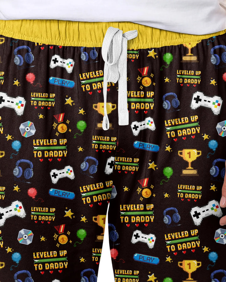 Leveled Up Daddy & Me Matching Bamboo Men's Pajama Set