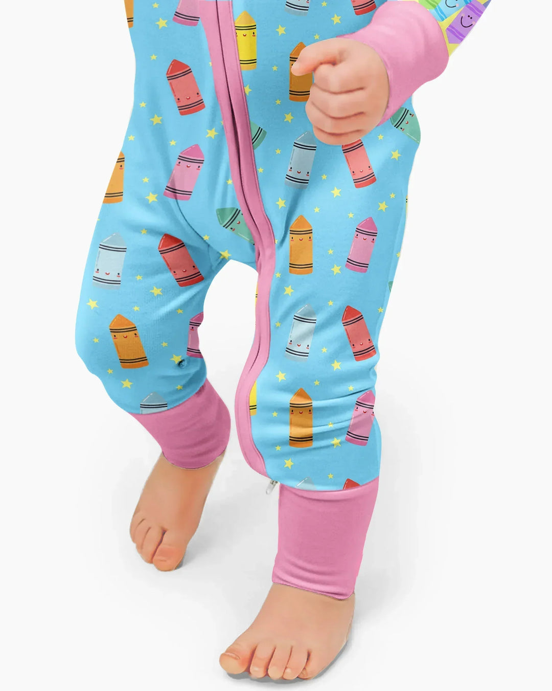 Happy Crayon Friends Bamboo Convertible Zippy