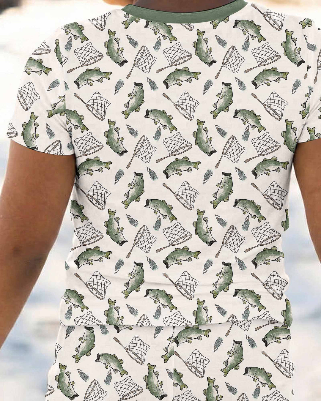 Bass Buddies Bamboo Two Piece Short Sleeve Pyjamas Set