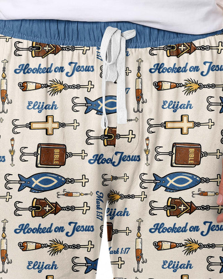 Hooked On Jesus Bamboo Men's Pajama Set