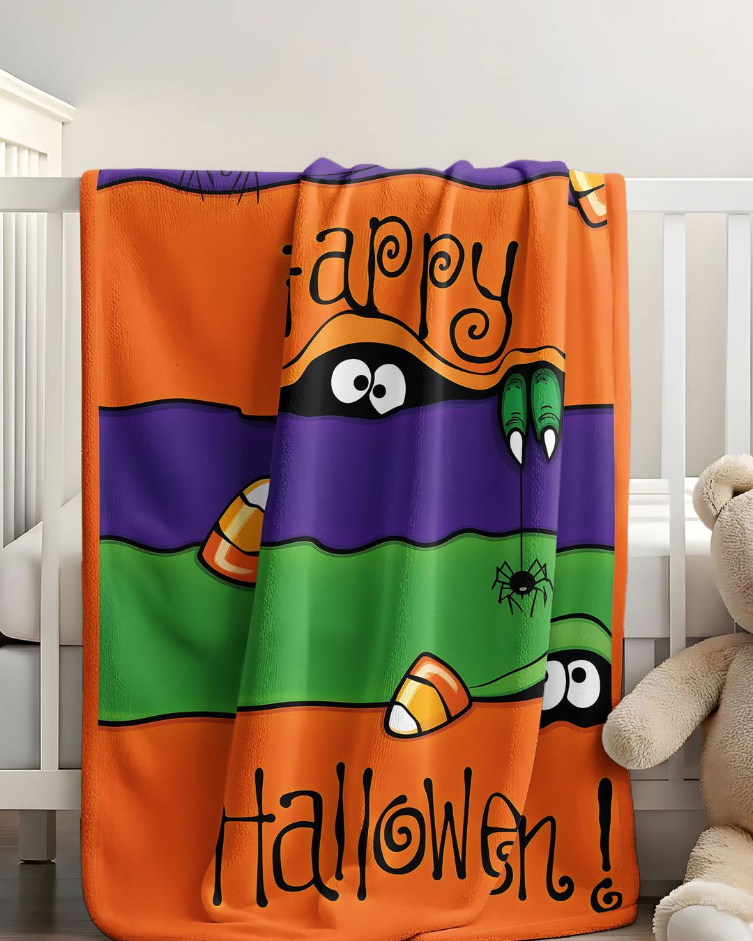 Happy Halloween Bamboo Blanket