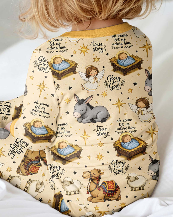 Nativity Christmas Holy Night Bamboo Convertible Zippy