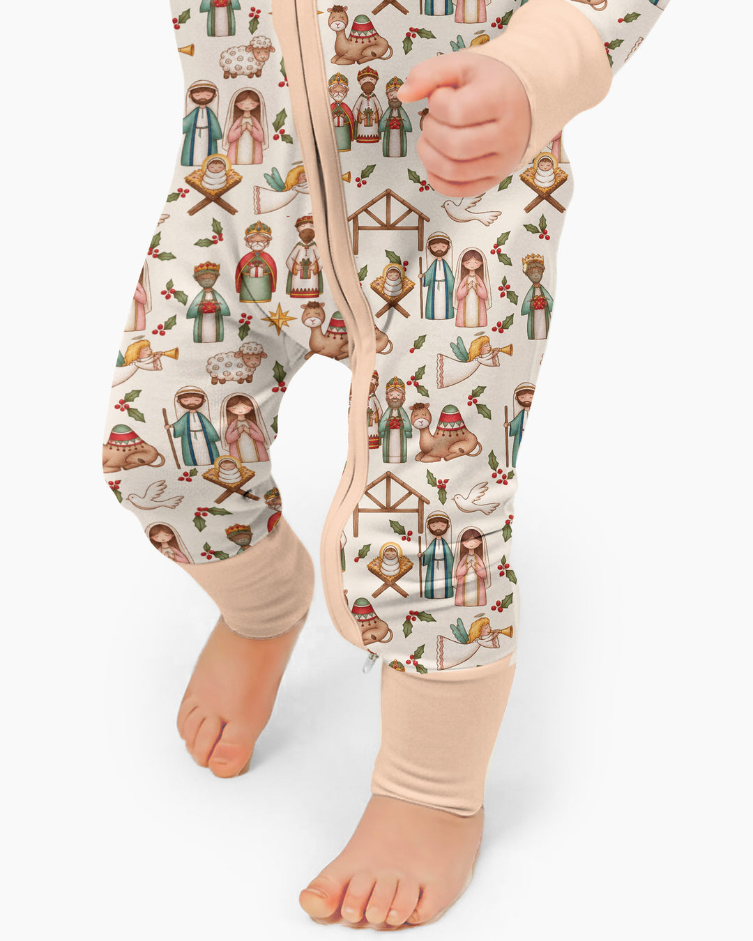 Holy Night Nativity Bamboo Convertible Zippy
