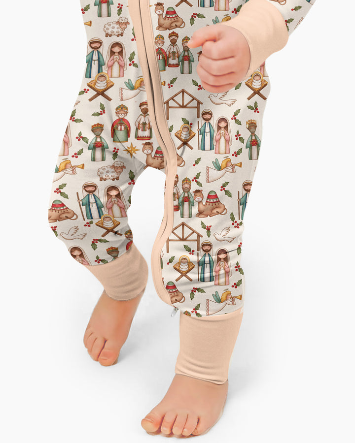 Holy Night Nativity Bamboo Convertible Zippy