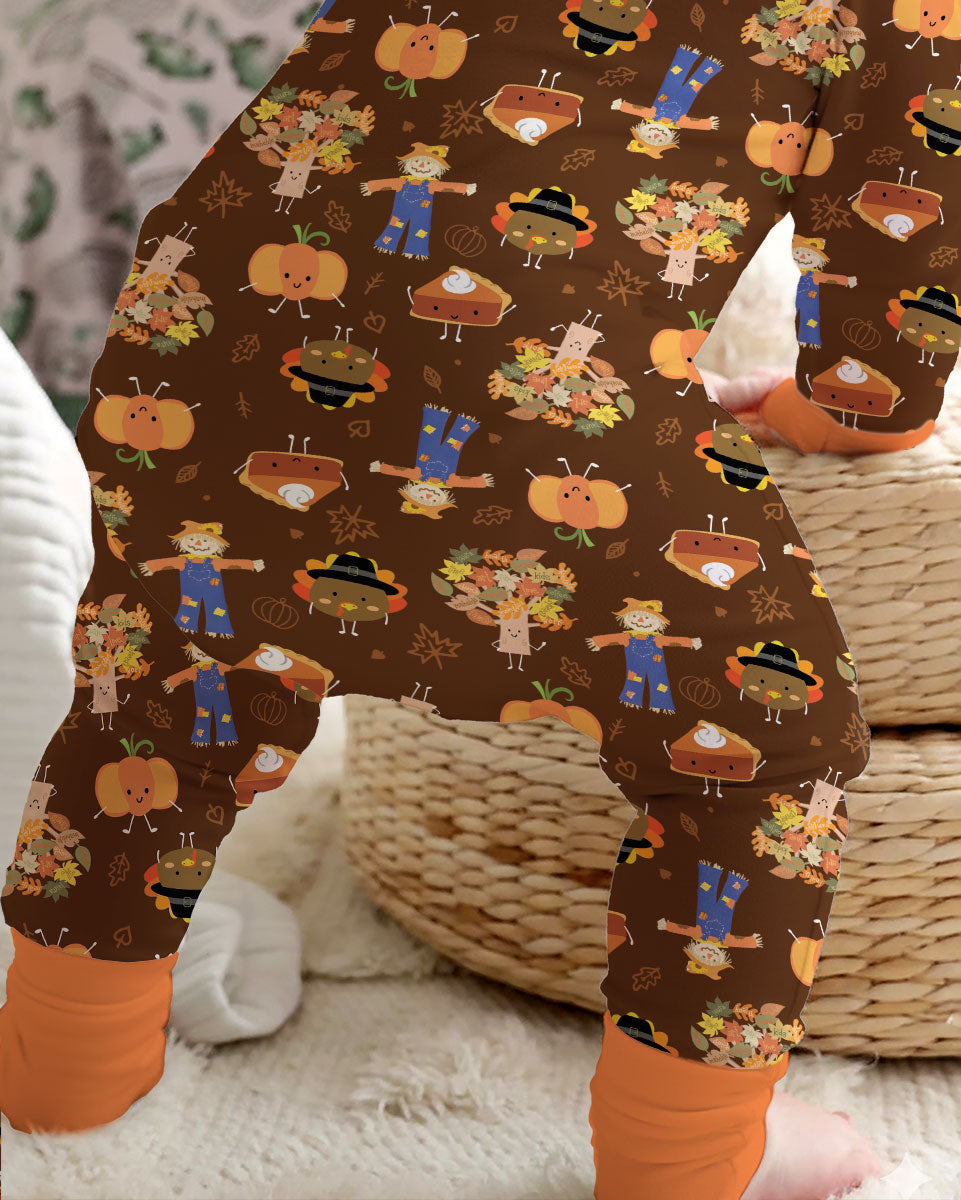 Thanksgiving Festive Bamboo Convertible Zippy