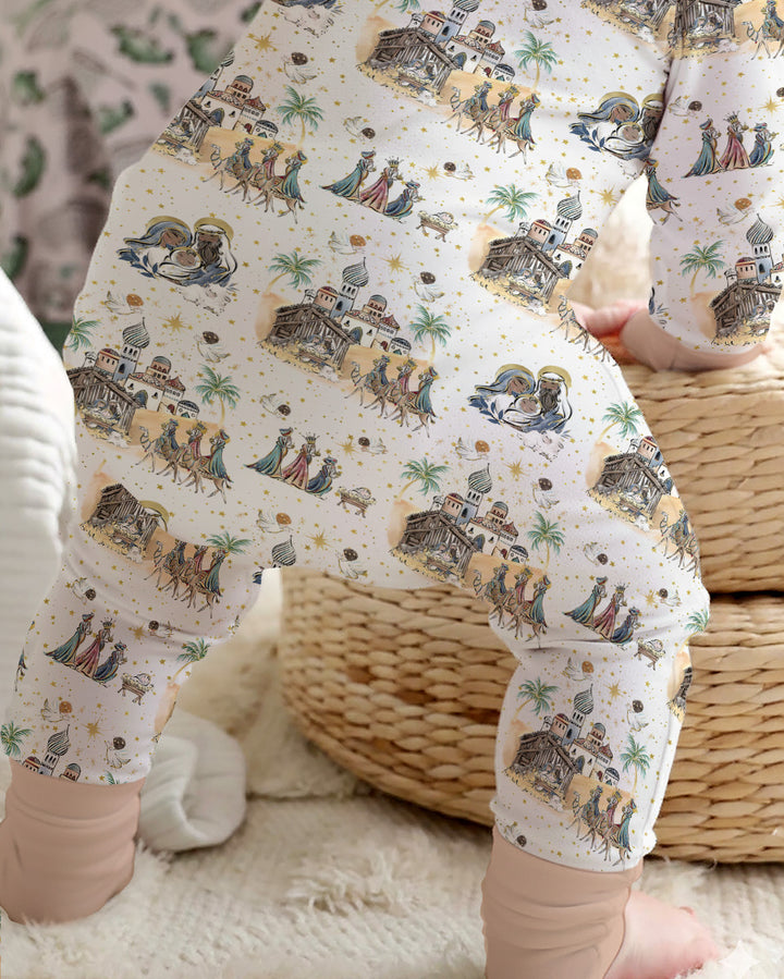 Nativity Christmas Family Matching Family Bamboo Convertible Zippy