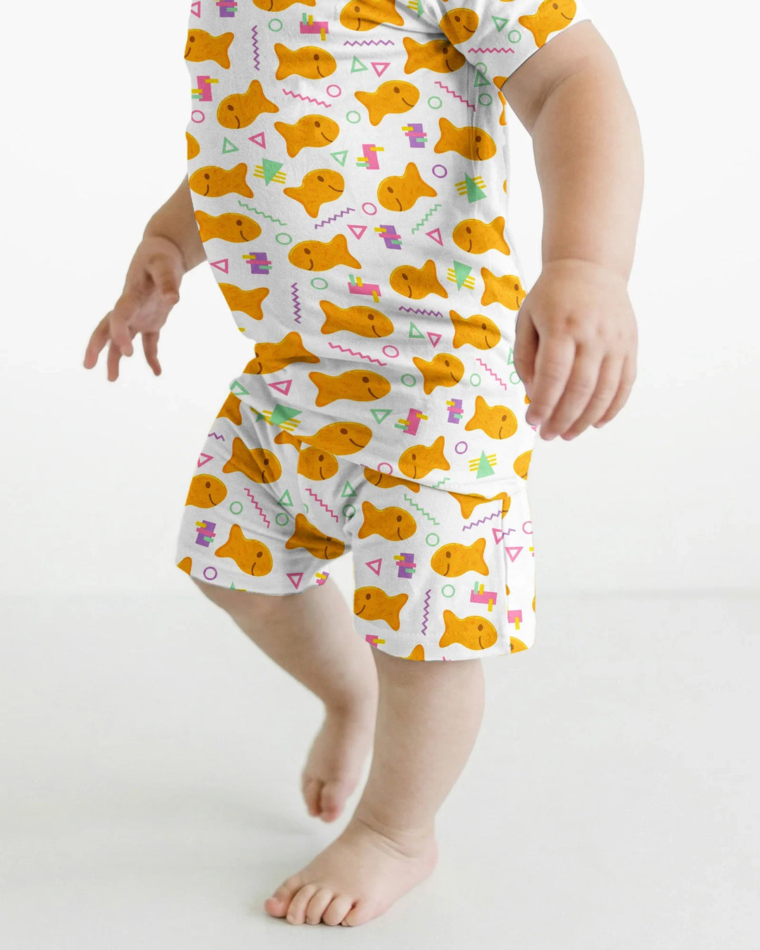 Template Bamboo Two Piece Short Sleeve Shorts Pyjamas Set