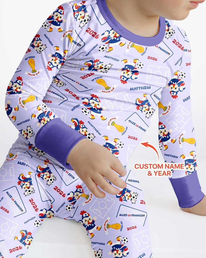 My First World Cup Bamboo Two Piece Long Sleeve Pajama Set