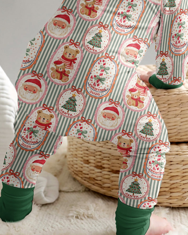 Teddy Bear Christmas Bamboo Convertible Zippy