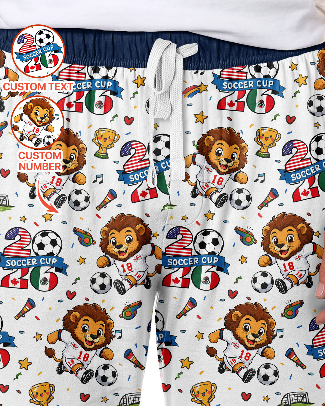 We Are The Champions Soccer Cup 2026 Bamboo Men's Pajama Set
