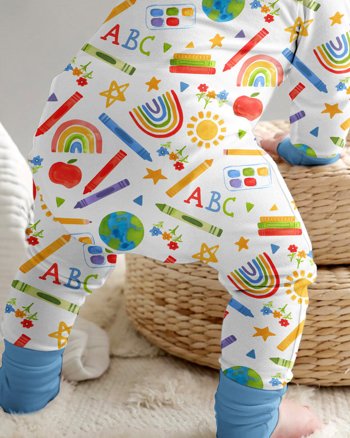 School Scribbles Bamboo Convertible Zippy