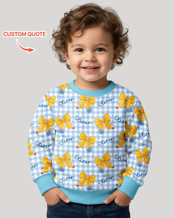 Coquette Back To School Bamboo Crewneck Sweatshirt