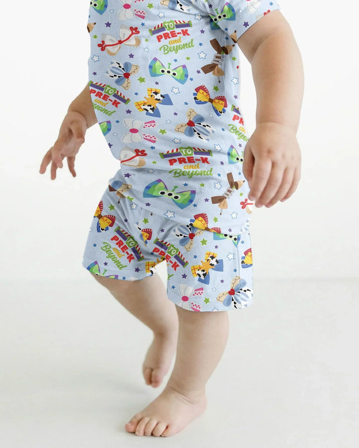 Ready for Pre-K Bamboo Two Piece Short Sleeve Shorts Pajama Set