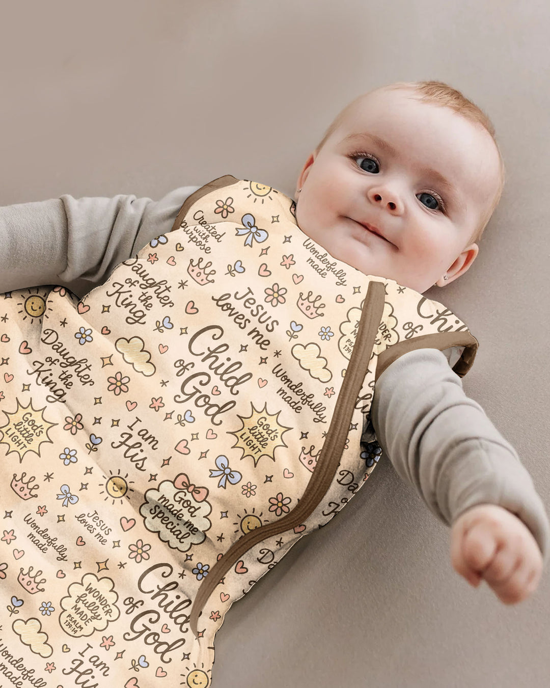 Child Of God Jesus Loves Me Bamboo Sleep Bag