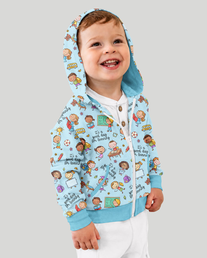 Little Learners Adventure Bamboo Zip Hoodie