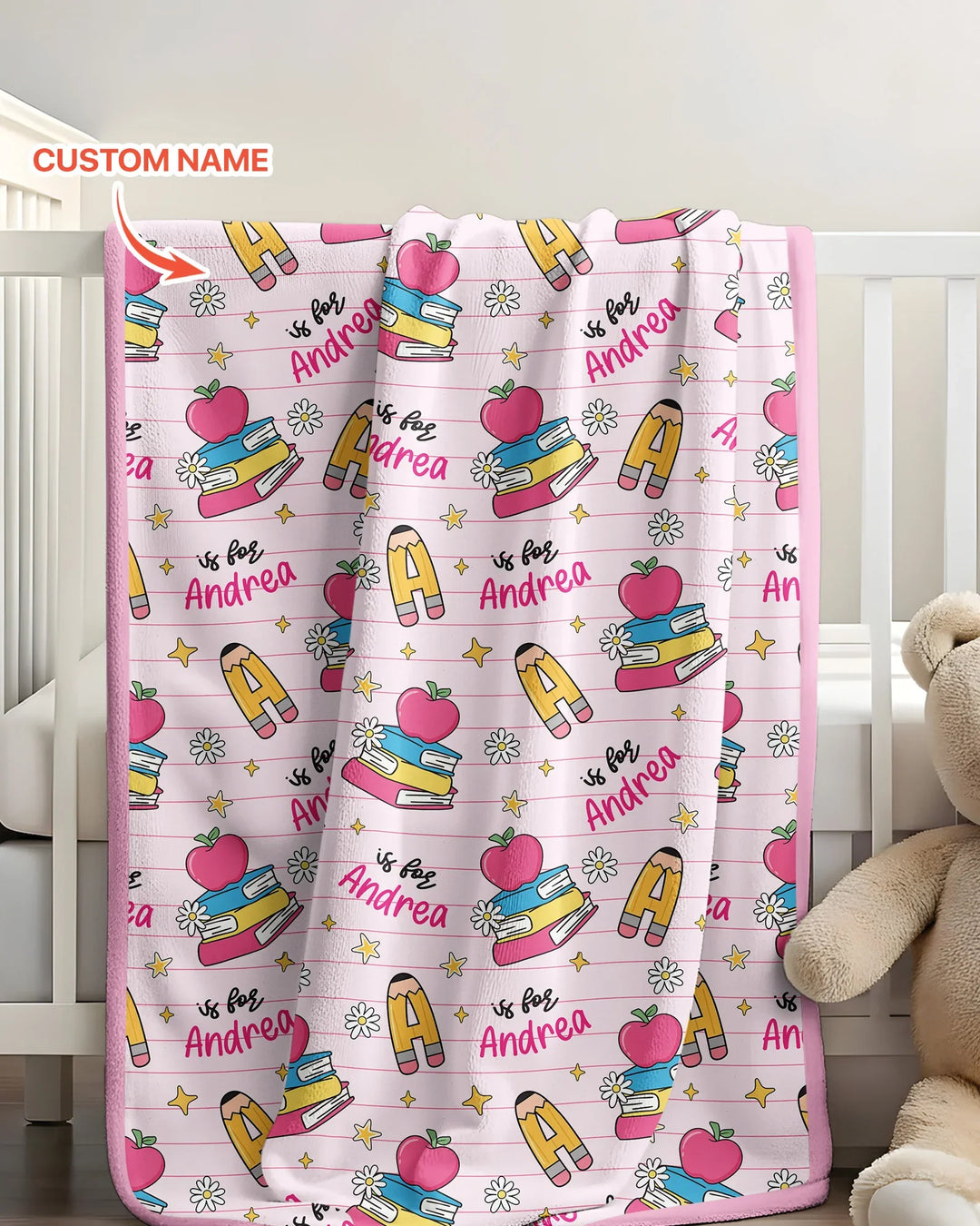 First Day of School Bamboo Blanket