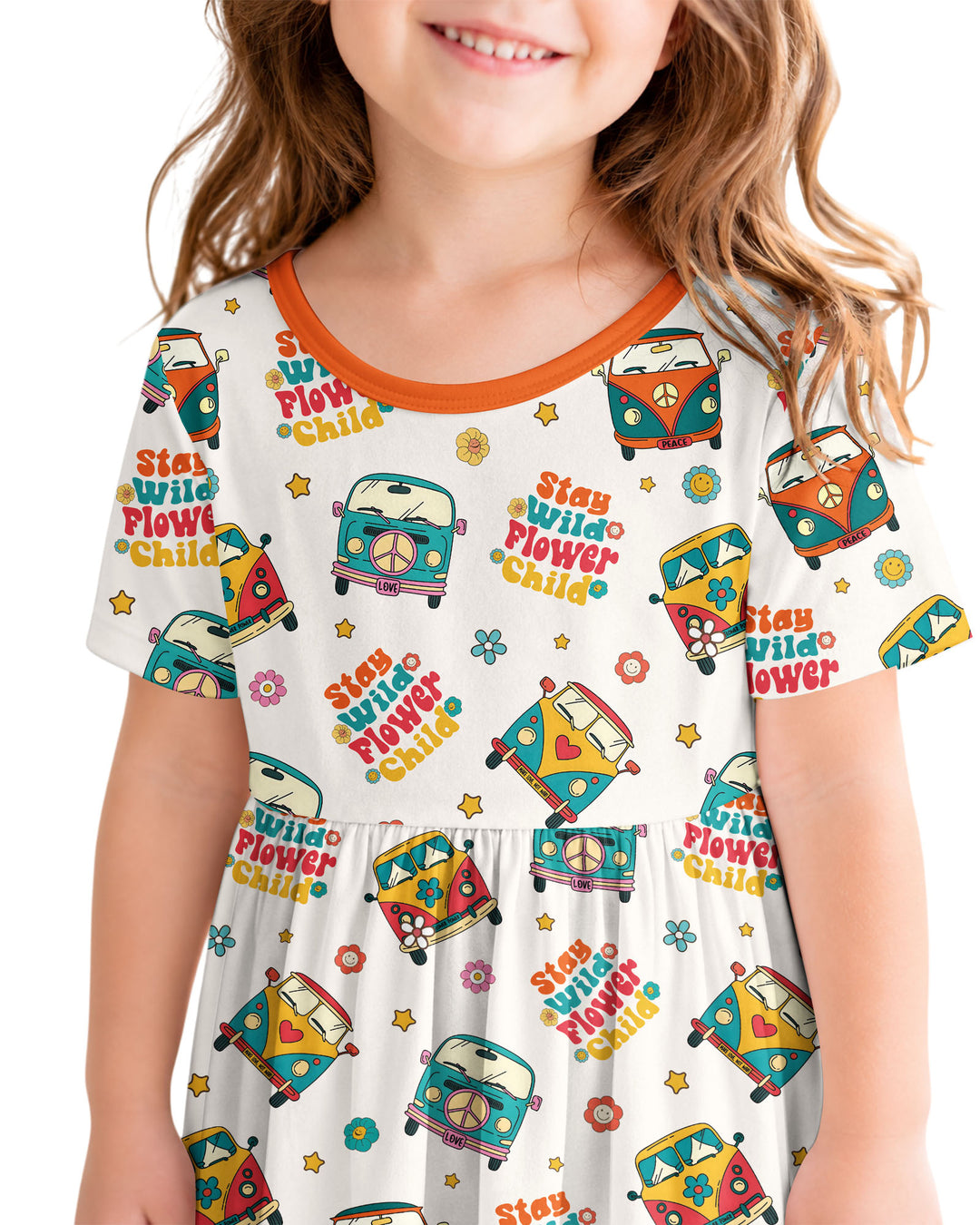 Stay Wild Flower Child Bamboo Twirl Dress