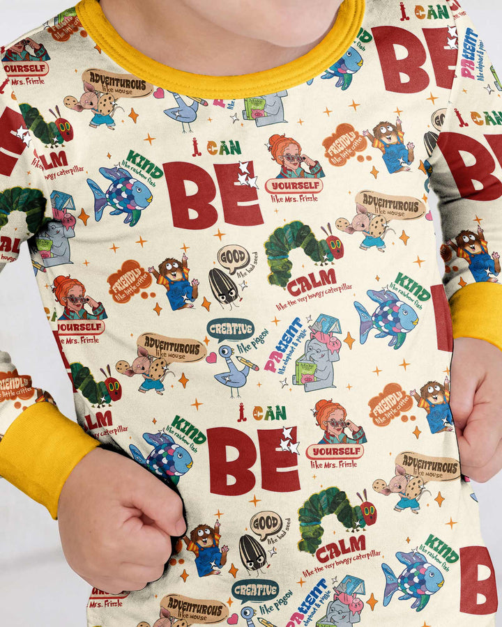 I Can Be Bamboo Two Piece Long Sleeve Pajama Set
