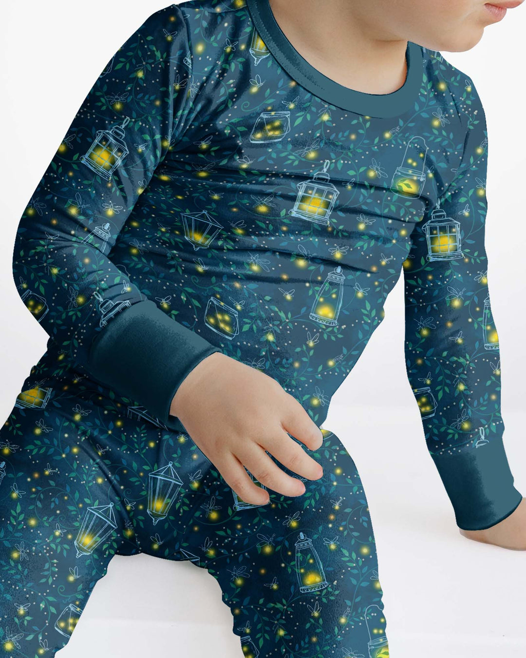 Template Bamboo Two Piece Long Sleeve Pyjamas Set