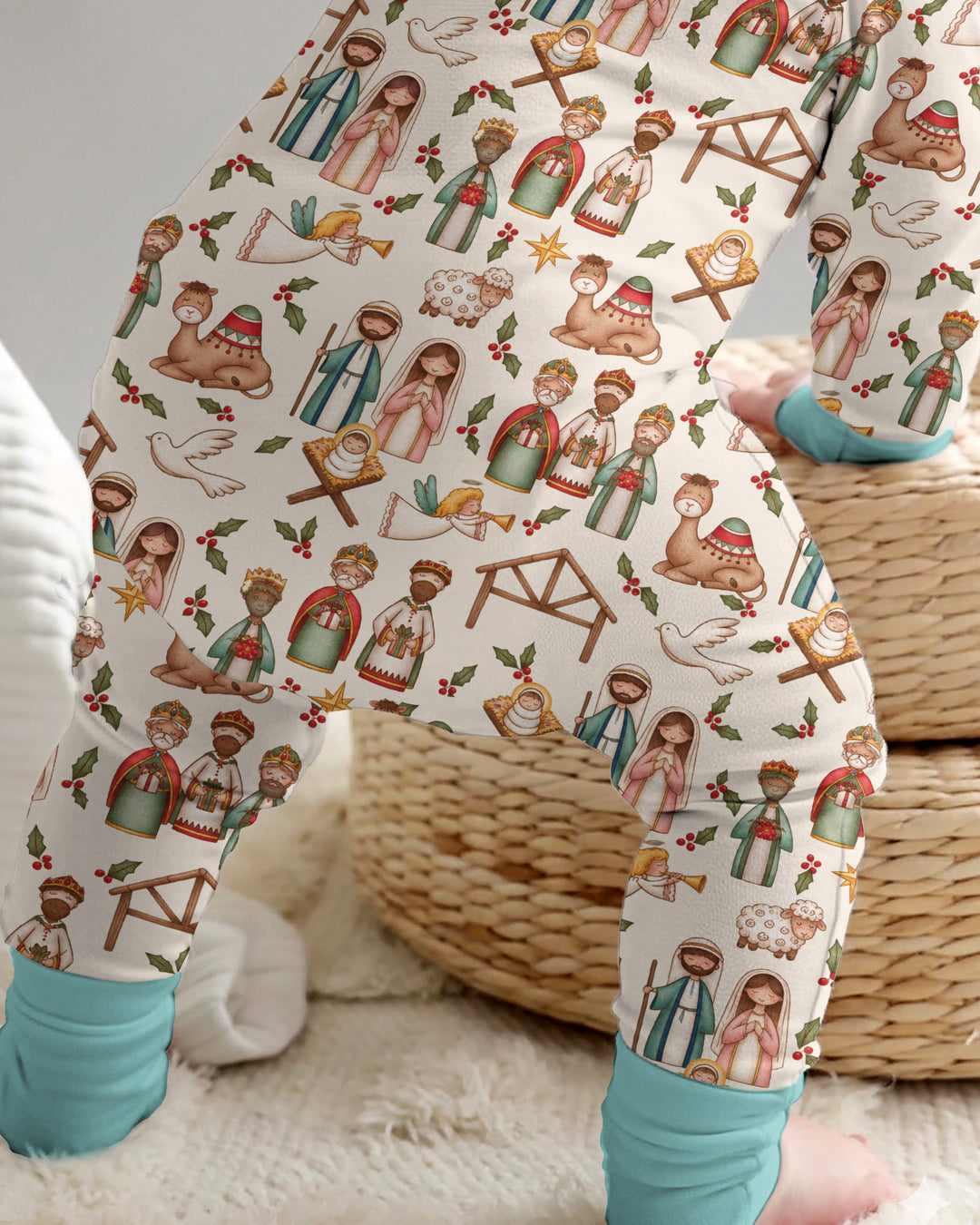 Holy Night Nativity Bamboo Convertible Zippy