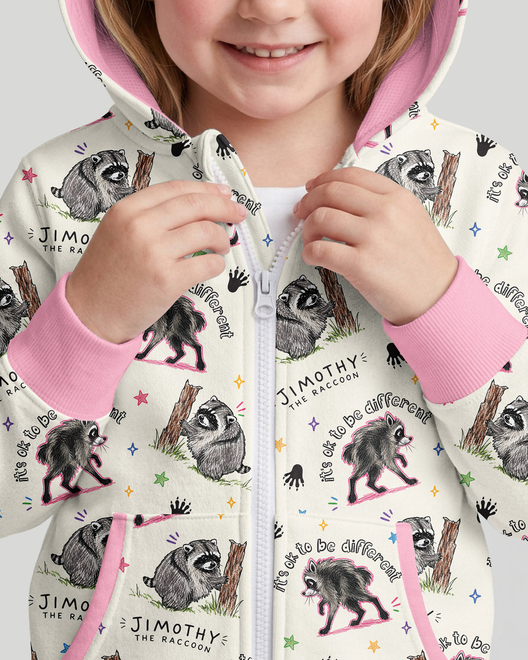 It's Okay to be Jimothy Bamboo Zip Hoodie