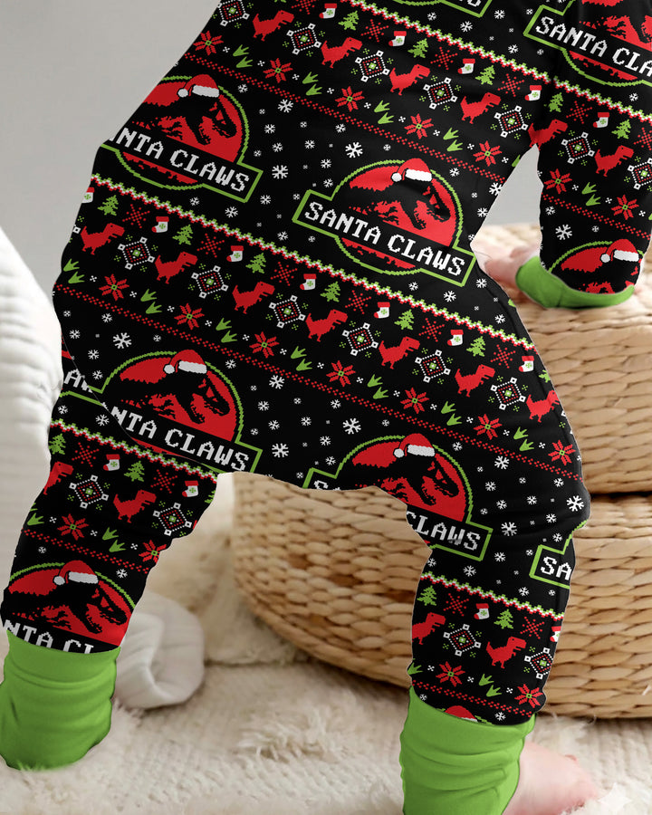 Santa Claws Christmas Bamboo Convertible Zippy