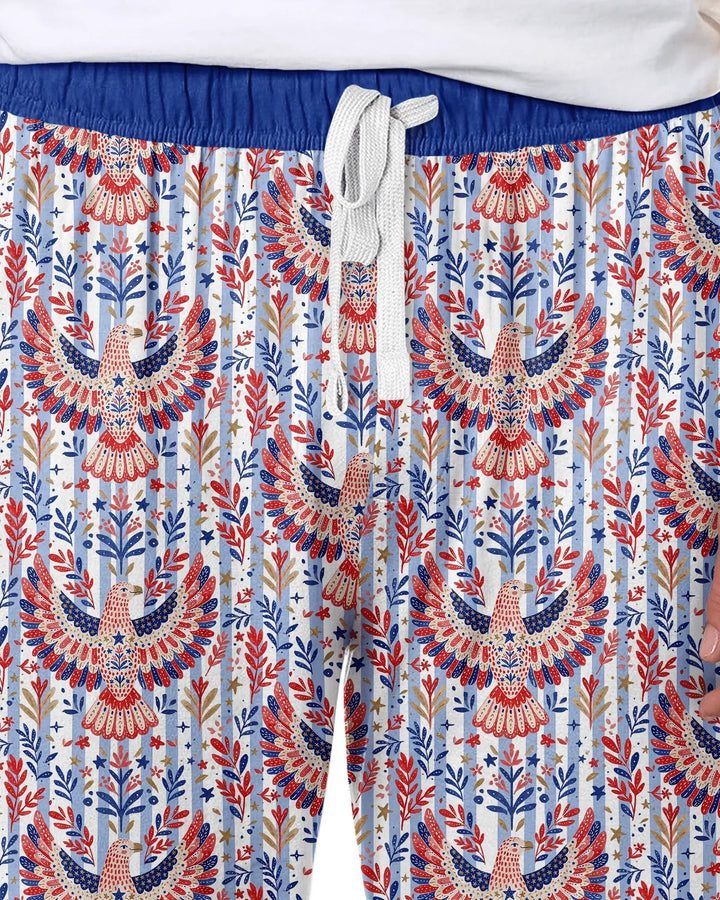 Patriotic Eagle Bamboo Men's Pajama Set