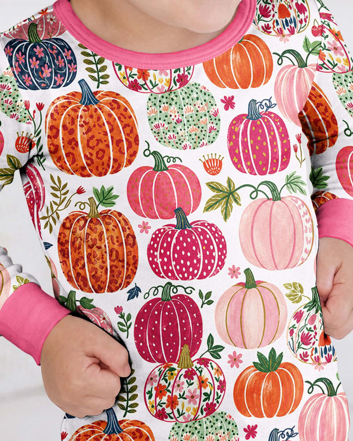 Template Bamboo Two Piece Long Sleeve Pyjamas Set