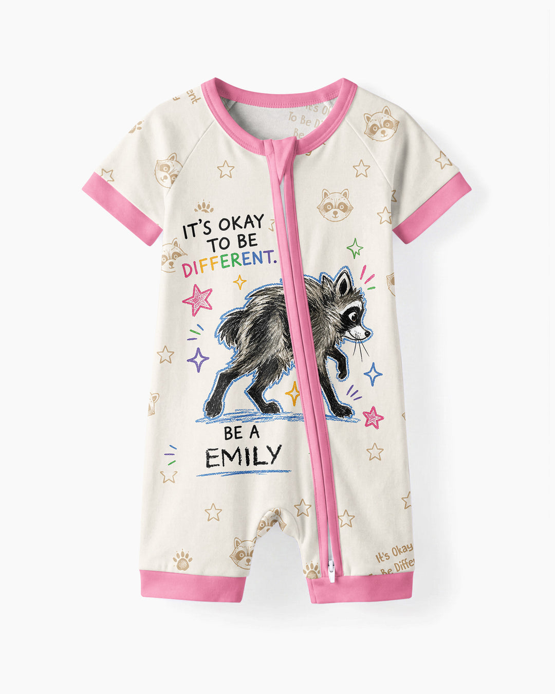 Jimothy The Raccoon Bamboo Shorty Zippy