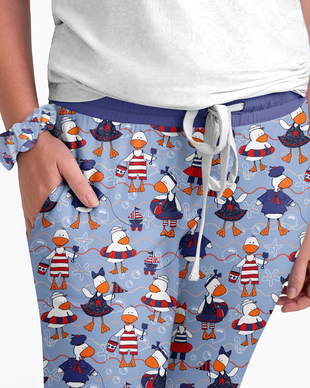 Freedom Floaties Family Matching Bamboo Women Pajama Set