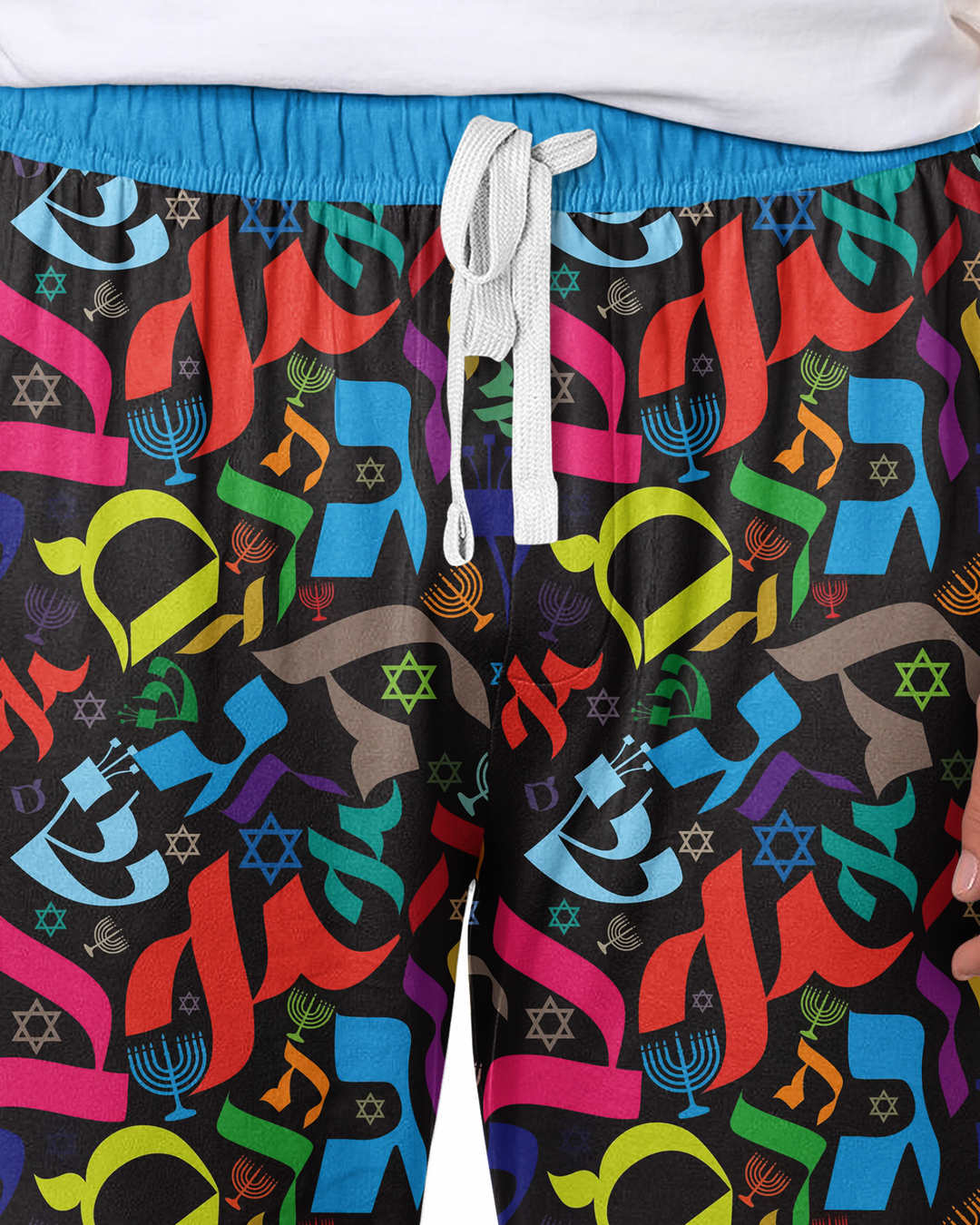 Hebrew Harmony Family Matching Bamboo Men's Pajama Set