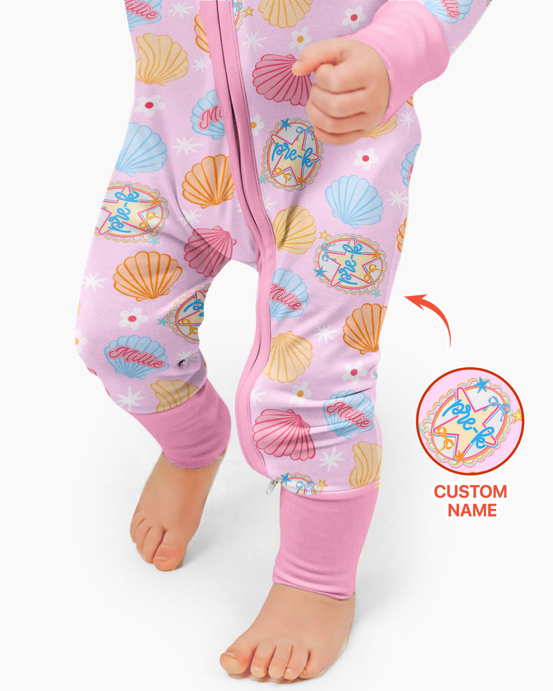 Mermaid Back To School Bamboo Convertible Zippy
