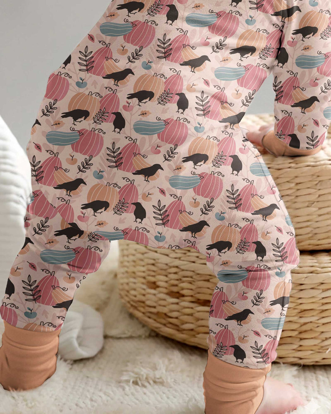 Pastel Pumpkin Patch Bamboo Convertible Zippy