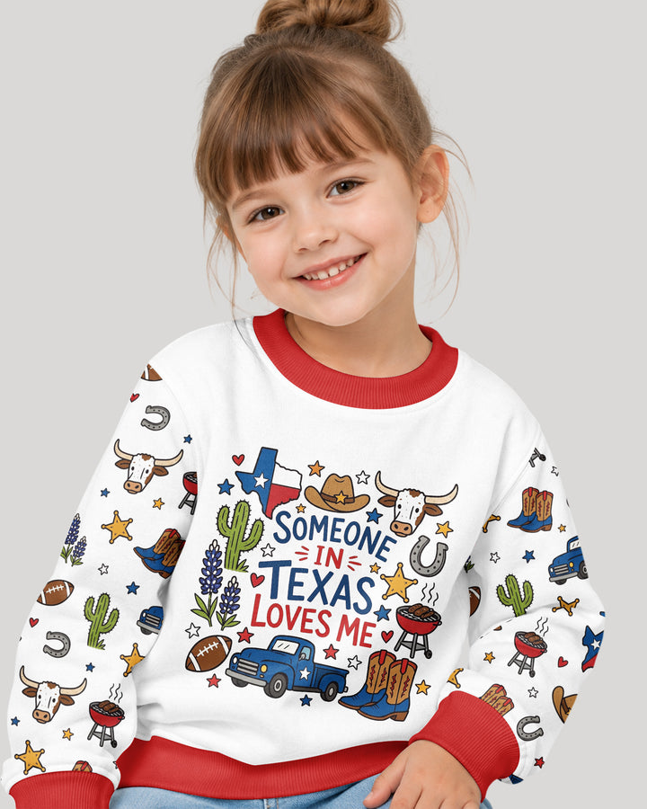 Someone in Texas Loves Me Bamboo Crewneck Sweatshirt