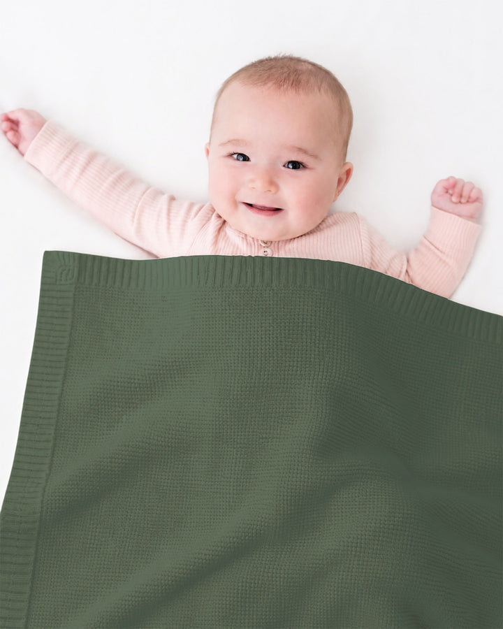 Lovely Floral Embroidered Baby Cotton Blanket