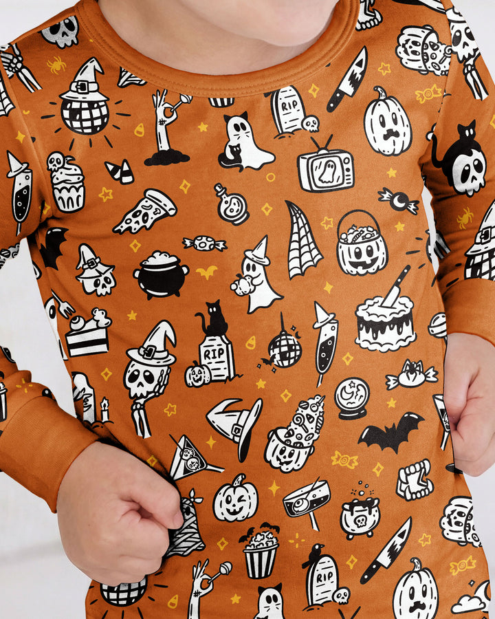 Template Bamboo Two Piece Long Sleeve Pyjamas Set