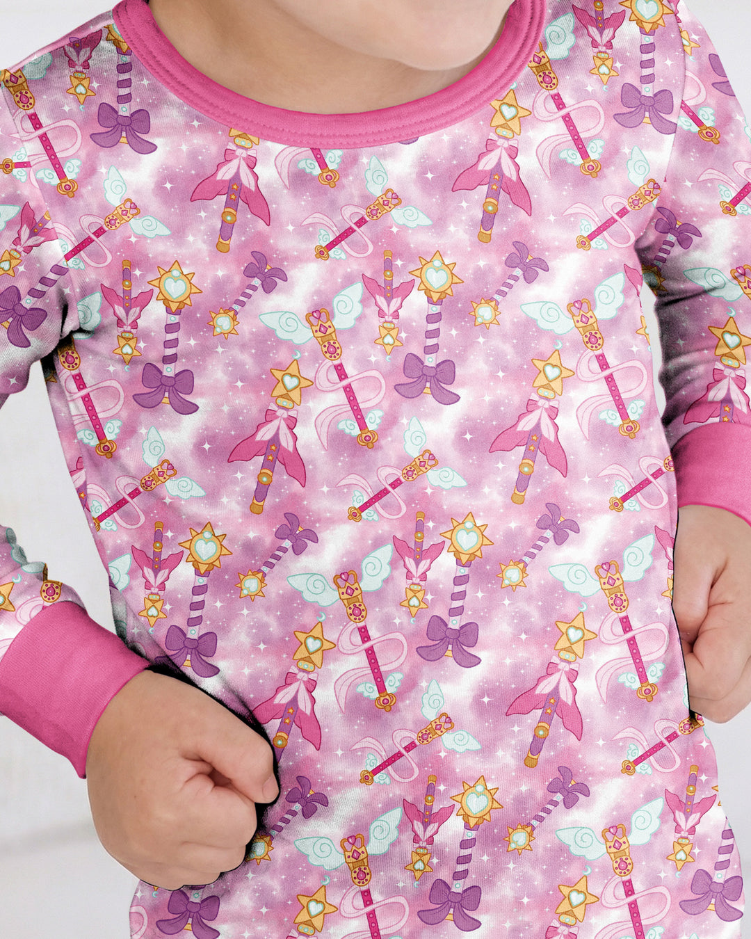 Template Bamboo Two Piece Long Sleeve Pyjamas Set