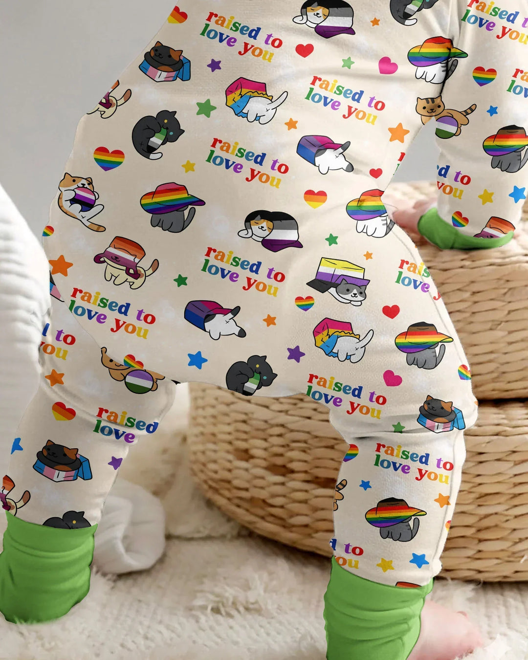 Rainbow Paws Family Matching Bamboo Convertible Zippy