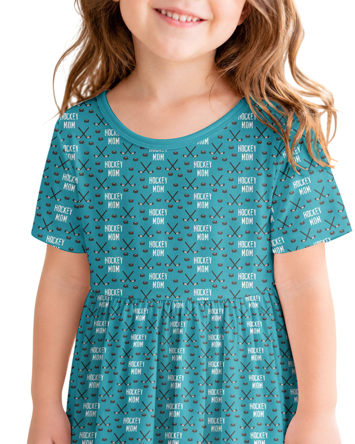 Hockey Mom Bamboo Twirl Dress