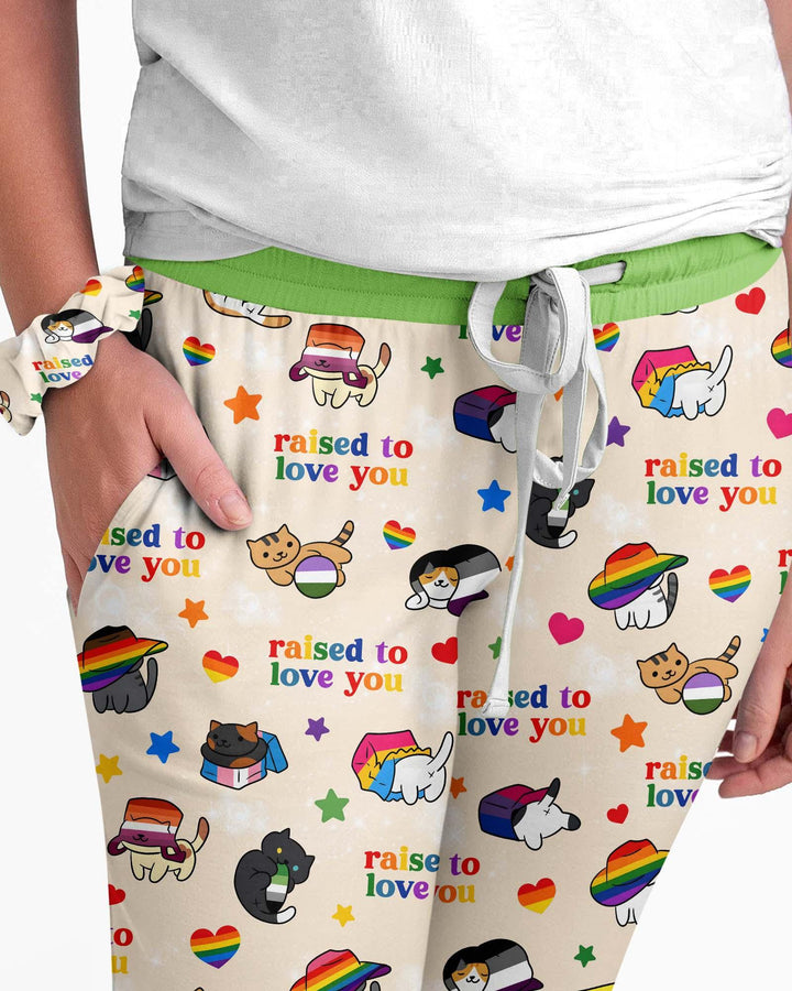 Rainbow Paws Family Matching Bamboo Women Pajama Set