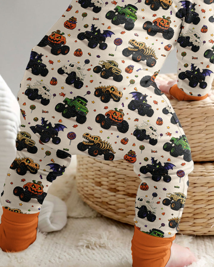 Spooky Monster Truck Bamboo Convertible Zippy